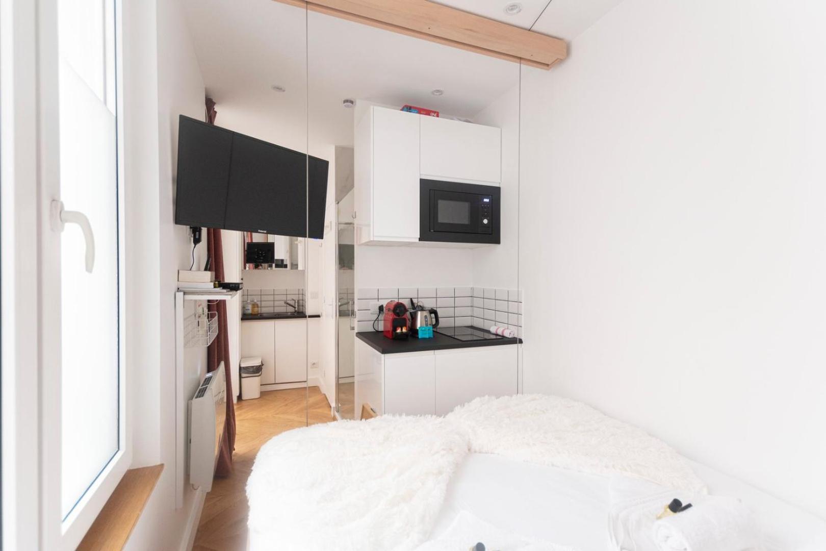 Super Central Mini Studio - 2 Pax, Murphy Bed Paris Eksteriør bilde